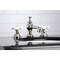 Kingston Brass KC7066PX Vintage 8" Widespread Bathroom Faucet, Polished Nickel KC7066PX - alternate 2